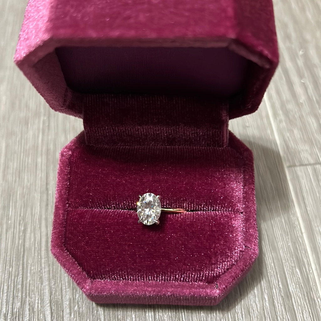 Moissonite Engagement Ring